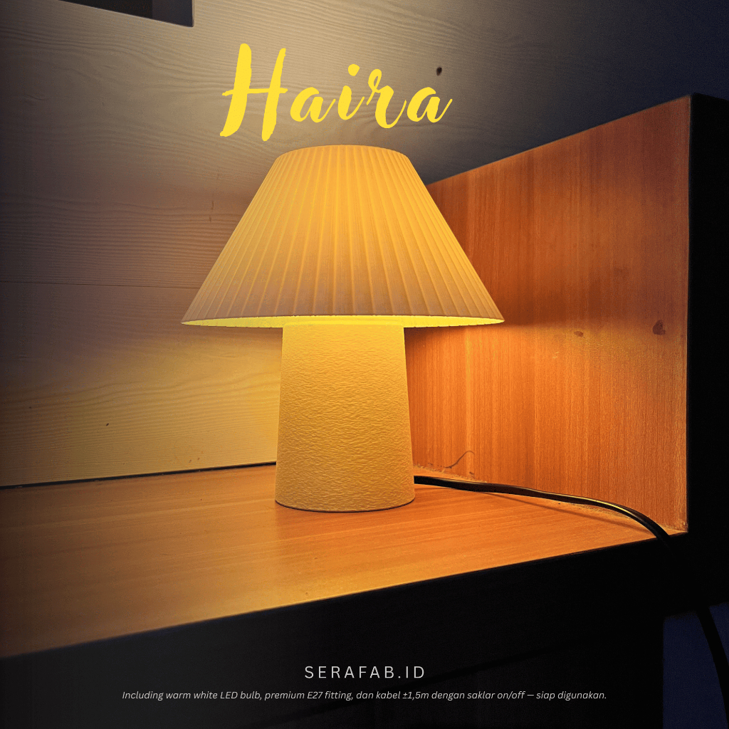 Haira Aesthetic Lampu Meja
